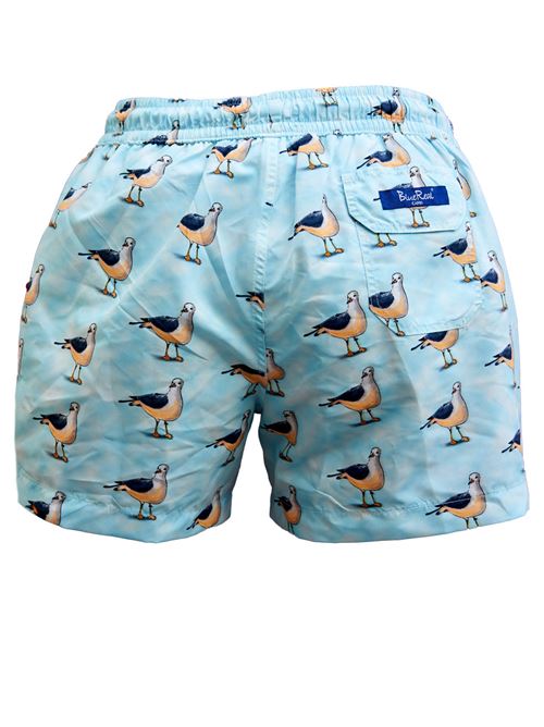 costume sartoriale con gabbiani Blue Real Capri | UGABBIANAZZ